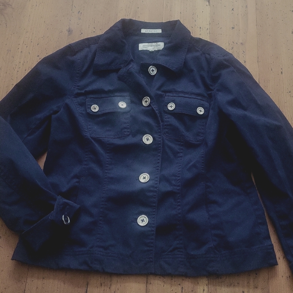 Jones New York Cotton Blend Jacket